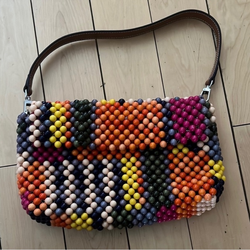 Staud Timmy Beaded Shoulder Bag - Picture 4 of 6